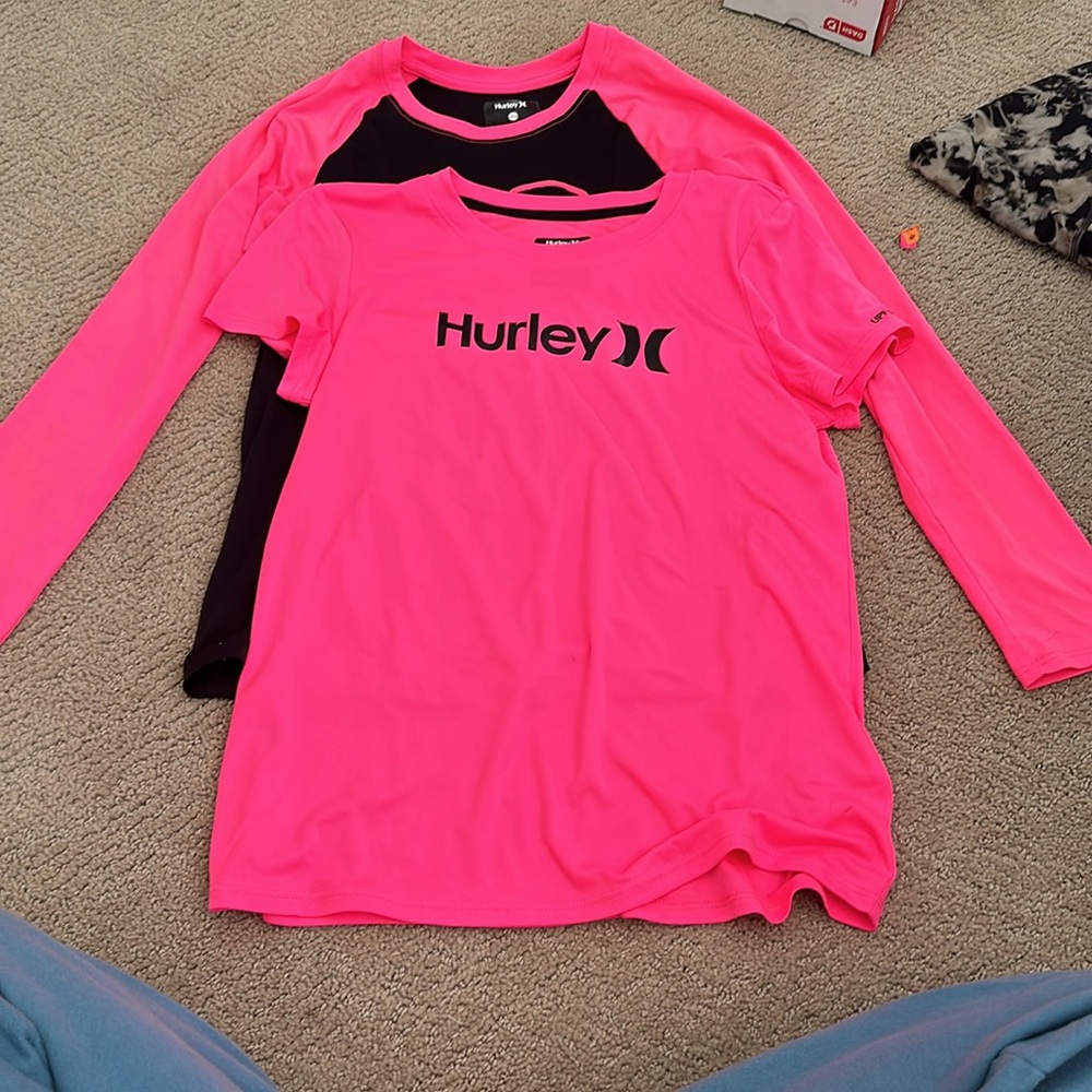 Hurley swim top coverup spf upf 50+ sun protection